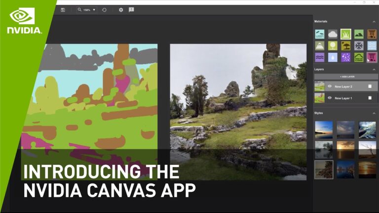 NVIDIA Canvas App – Paint With AI